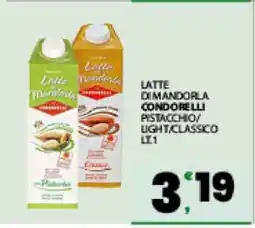Eurospar LATTE DI MANDORLA CONDORELLI offerta
