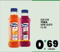 Eurospar SUCCHI YOGA VARI GUSTI CL.50 offerta