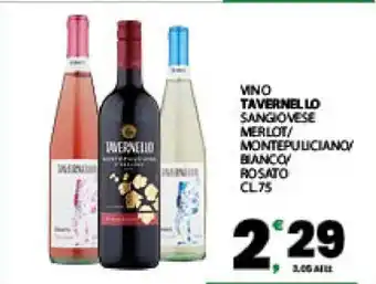 Eurospar Vino Tavernello offerta