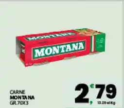Eurospar CARNE MONTANA offerta
