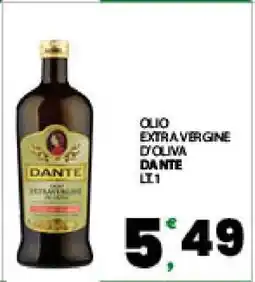 Eurospar OLIO EXTRA VERGINE D'OLIVA DANTE LT 1 offerta