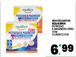 Eurospar REINTEGRATORI EQUILIBRA POTASSIO E MAGNESIO ZERO X18/CLASSICO X20 offerta