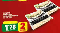 Eurospar PIADINE SFOGLIATE DESPAR PREMIUM X3 GR.360 offerta