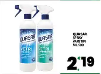 Eurospar Quasar Spray offerta