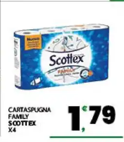 Eurospar CARTASAPUGNA FAMILY SCOTTEX X4 offerta