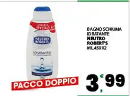 Eurospar BAGNO SCHIUMA IDRATANTE NEUTRO ROBERT'S ML.450 X2 offerta