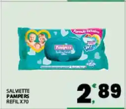 Eurospar SALVIETTE PAMPERS REFIL X70 offerta