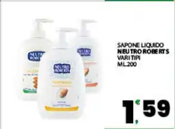 Eurospar SAPONE LIQUIDO NEUTRO ROBERT’S offerta