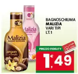 Eurospar Bagnoschiuma Malizia offerta