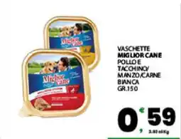 Eurospar VASCHETTE MIGLIOR CANE offerta
