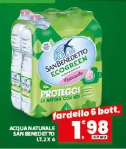 Eurospar Acqua Naturale San Benedetto offerta