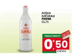 Eurospar ACQUA NATURALE PANNA offerta