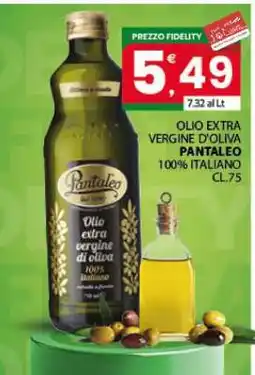 Eurospar Olio extra vergine d'oliva PANTALEO offerta
