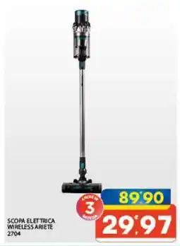 Eurospar SCOPA ELETTRICA WIRELESS ARIETE offerta