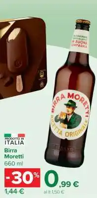 Carrefour BIRRA MORETTI offerta