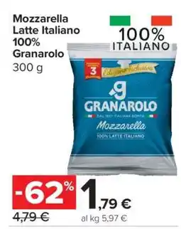 Carrefour Mozzarella Latte Italiano 100% Granarolo offerta