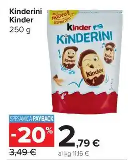 Carrefour Kinderini Kinder offerta