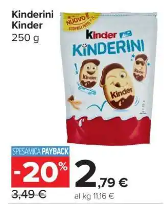 Carrefour Kinderini Kinder offerta