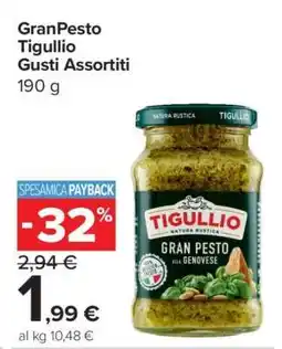 Carrefour GranPesto Tigullio Gusti Assortiti offerta