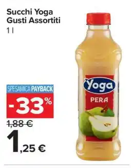 Carrefour Succhi Yoga Gusti Assortiti offerta