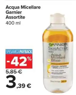 Carrefour Acqua Micellare Garnier Assortite offerta