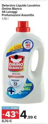 Carrefour Detersivo Liquido Lavatrice Omino Bianco offerta