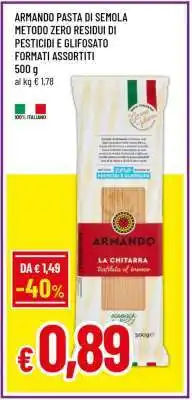 Famila ARMANDO PASTA DI SEMOLA offerta