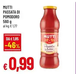 Famila MUTTI passata di pomodoro offerta