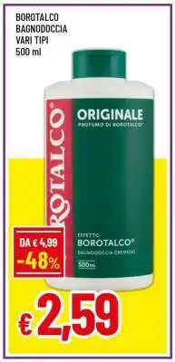 Famila BOROTALCO BAGNODOCCIA VARI TIPI 500 ml offerta