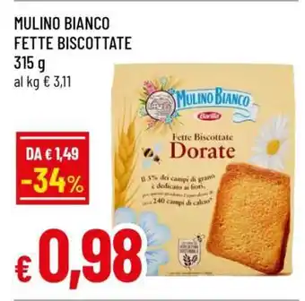 MULINO BIANCO Fette Biscottate