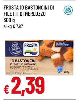 Famila FROSTA 10 BASTONCINI DI FILETTI DI MERLUZZO offerta