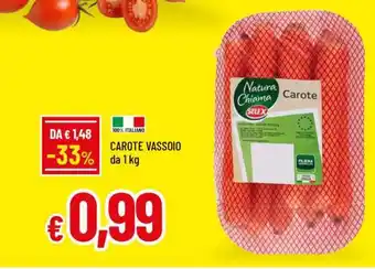 Famila CAROTE VASSOIO offerta