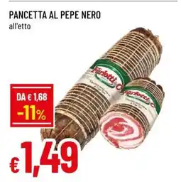 Famila PANCETTA AL PEPE NERO offerta