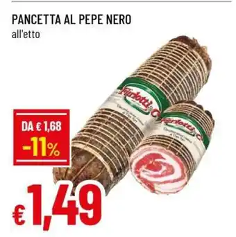 Famila PANCETTA AL PEPE NERO offerta