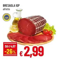 Famila BRESAOLA IGP offerta