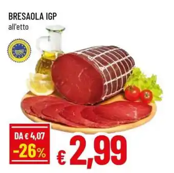 Famila BRESAOLA IGP offerta