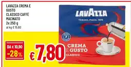 Famila LAVAZZA CREMA E GUSTO CLASSICO CAFFÈ MACINATO offerta