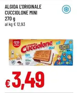 Famila ALGIDA L'ORIGINALE CUCCIOLONE MINI offerta