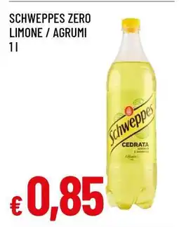 Famila Schweppes Zero Limone / Agrumi offerta