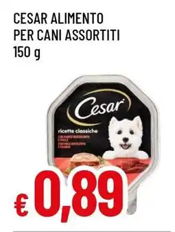 Famila CESAR ALIMENTO PER CANI ASSORTITI offerta