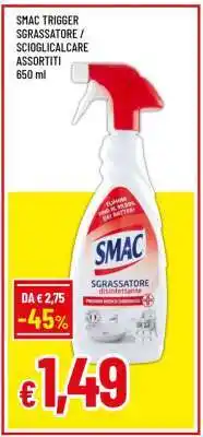Famila SMAC TRIGGER SGRASSATORE/SCIOGLICALCARE ASSORTITI 650 ml offerta