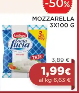 Coop MOZZARELLA 3X100 G offerta
