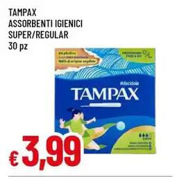 Famila TAMPAX ASSORBENTI IGIENICI SUPER/REGULAR offerta