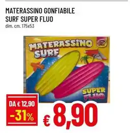 Famila MATERASSINO GONFIABILE SURF SUPER FLUO offerta