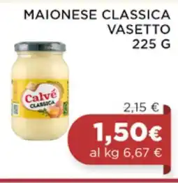 Coop MAIONESE CLASSICA VASETTO 225 G offerta