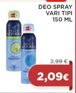 Coop DEO SPRAY VARI TIPI 150 ML offerta