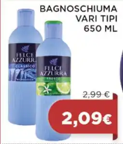 Coop BAGNOSCHIUMA VARI TIPI 650 ML offerta