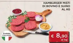 Coop HAMBURGER MISTI DI BOVINO E SUINO AL KG offerta