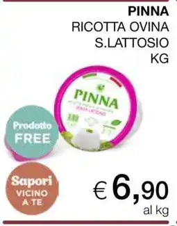 Coop PINNA Ricotta Ovina S. Lattosio offerta