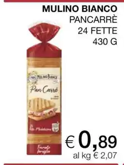 Coop Mulino Bianco Pancarré offerta